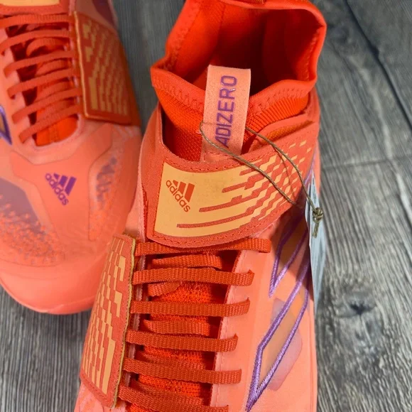 adidas Adizero Afterburner NWV Metal Impact Orange/Pulse Lilac Mens 15 GZ6511 - Picture 7 of 8